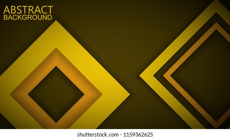 Modern abstract yellow background 