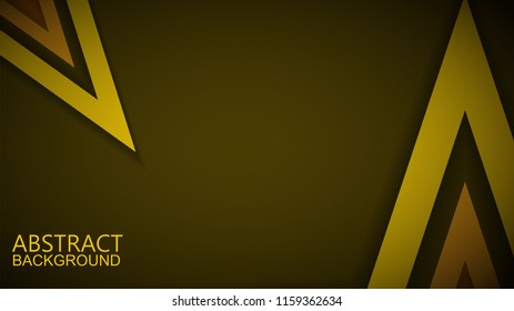 Modern abstract yellow background 