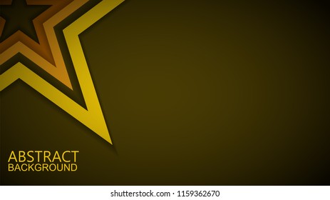 Modern abstract yellow background 