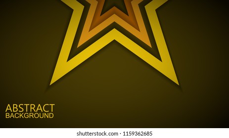 Modern abstract yellow background 