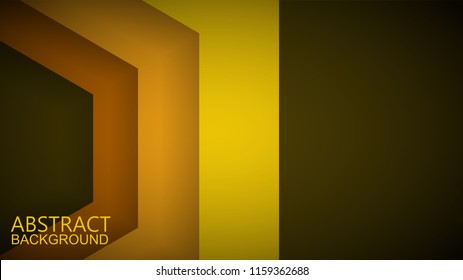 Modern abstract yellow background 