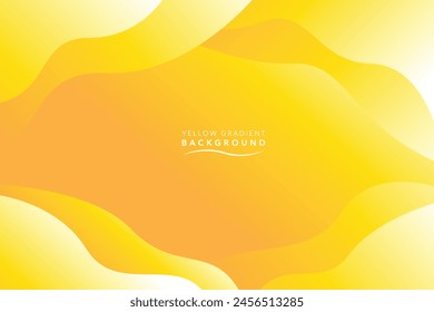 modern abstract yellow line wave background