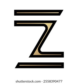 Modern abstract Z letter vector art logo design. Monogram logo concept style logo design. Typography concept logo.
