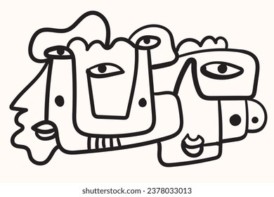 modern abstraction, and artistic craftsmanship takes shape in these vector illustrations.