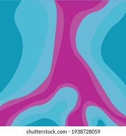 Modern abstraction with a huge variety of objects that you can see