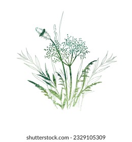 Modern abstractionism horizontal botanical pastel background vector. Luxurious wallpaper with watercolor pink and earth tones, leaves, flowers, herbs and gold. Minimal design for text, packaging, prin