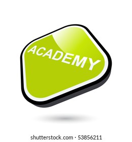 modern academy sign