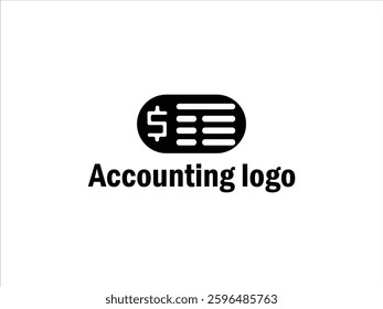 Modern Accounting Logo with Arrow, Symbolizing Growth