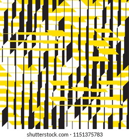 Modern active striped seamless pattern for background, wrapping paper, fabric, surface design. Sport active geometric repeatable motif. Stock vector illustration.