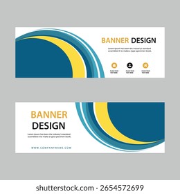 Moderno anúncio conceito de design abstrato. Evento de banner de capa da Web, promoção e marketing digital para apresentação criativa de mídias sociais. Modelo de elementos de design da Web empresa de negócios online

