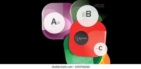 Modern advertising concept for wallpaper design. Vector info graphic design. Vector design concept. Business presentation. Abstract geometric frame. Trendy vintage style.