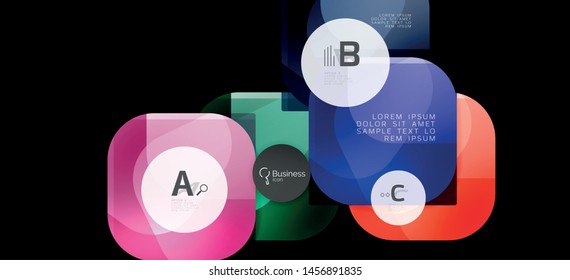 Modern advertising concept for wallpaper design. Vector info graphic design. Vector design concept. Business presentation. Abstract geometric frame. Trendy vintage style.