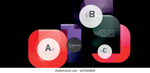Modern advertising concept for wallpaper design. Vector info graphic design. Vector design concept. Business presentation. Abstract geometric frame. Trendy vintage style.