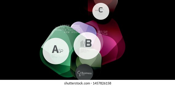 Modern advertising concept for wallpaper design. Vector info graphic design. Vector design concept. Business presentation. Abstract geometric frame. Trendy vintage style.