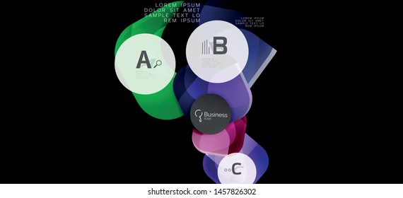 Modern advertising concept for wallpaper design. Vector info graphic design. Vector design concept. Business presentation. Abstract geometric frame. Trendy vintage style.