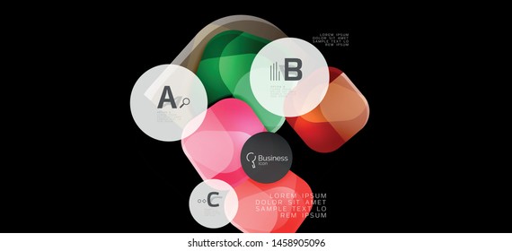 Modern advertising concept for wallpaper design. Vector info graphic design. Vector design concept. Business presentation. Abstract geometric frame. Trendy vintage style.