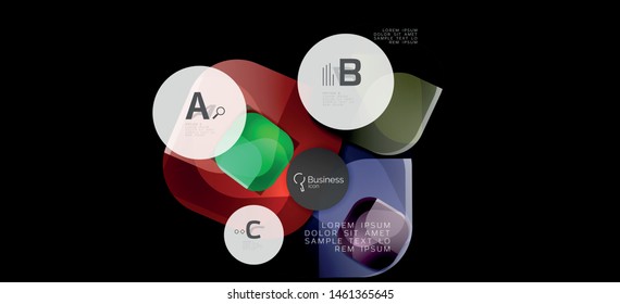 Modern advertising concept for wallpaper design. Vector info graphic design. Vector design concept. Business presentation. Abstract geometric frame. Trendy vintage style.