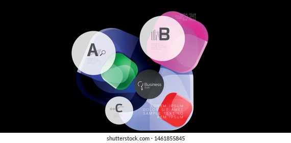 Modern advertising concept for wallpaper design. Vector info graphic design. Vector design concept. Business presentation. Abstract geometric frame. Trendy vintage style.
