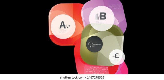 Modern advertising concept for wallpaper design. Vector info graphic design. Vector design concept. Business presentation. Abstract geometric frame. Trendy vintage style.