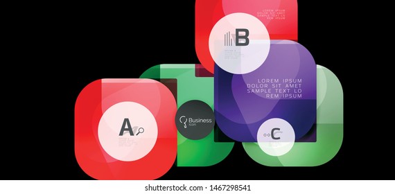 Modern advertising concept for wallpaper design. Vector info graphic design. Vector design concept. Business presentation. Abstract geometric frame. Trendy vintage style.