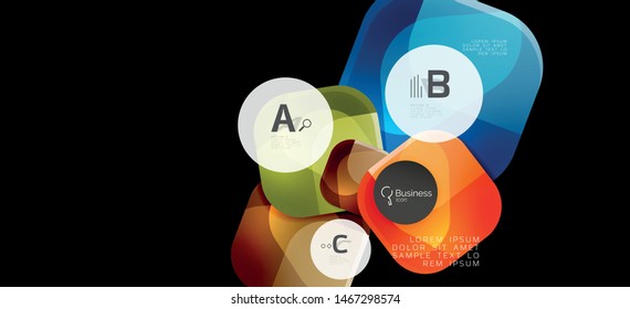 Modern advertising concept for wallpaper design. Vector info graphic design. Vector design concept. Business presentation. Abstract geometric frame. Trendy vintage style.