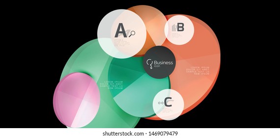 Modern advertising concept for wallpaper design. Vector info graphic design. Vector design concept. Business presentation. Abstract geometric frame. Trendy vintage style.