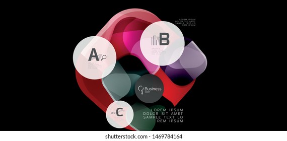 Modern advertising concept for wallpaper design. Vector info graphic design. Vector design concept. Business presentation. Abstract geometric frame. Trendy vintage style.