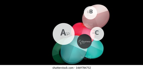 Modern advertising concept for wallpaper design. Vector info graphic design. Vector design concept. Business presentation. Abstract geometric frame. Trendy vintage style.