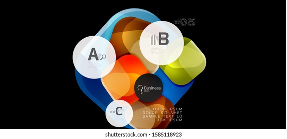 Modern advertising concept for wallpaper design. Vector info graphic design. Vector design concept. Business presentation. Abstract geometric frame. Trendy vintage style.