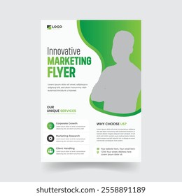 Modern Advertising Flyer for Corporate and Commercial Use