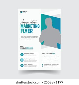 Modern Advertising Flyer for Corporate and Commercial Use