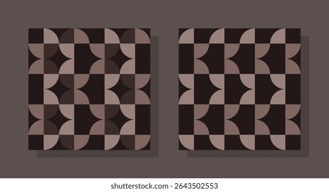Modern aesthetic, abstract geometric vector  seamless patterns.Hand drawn geometric backdrop ideas for textile, home decor, banner, poster, template, business, carpet and rugs, wall paper, ceramic. 