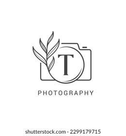 Modern Aesthetic Vector Photography Logo