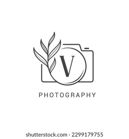 Modern Aesthetic Vector Photography Logo