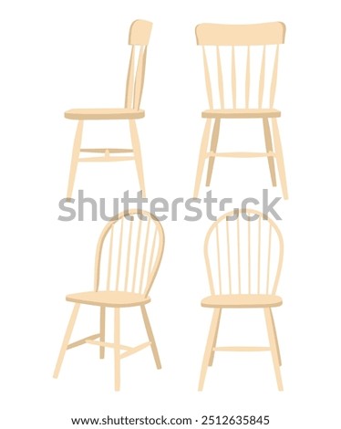 MODERN AESTHETIC WOODEN CHAIR, INTERIOR