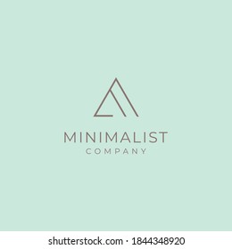 modernes Design eines abstrakten Briefes. minimales af initiales Symbol. Ursprünglicher Af-Vektor
