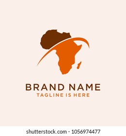 modern African logo template designs vector illustration