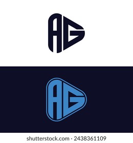 Modern Ag Latter Logo Design