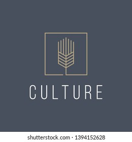 Modern Agriculture Logo Design Template
