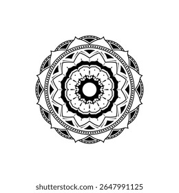 Diseño de mandala creativo de aire moderno