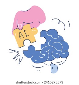 Modern of AI Hand Drawn Illustration


