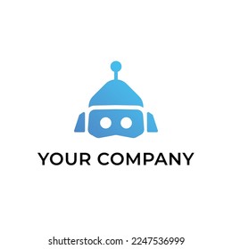 Modern AI Robots Logo Template