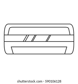 Modern air conditioner icon. Outline illustration of modern air conditioner vector icon for web