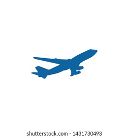 Modern Airplane Traveling Cargo Freight Icon Logo for all business company with high end look