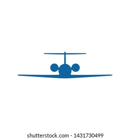 Modern Airplane Traveling Cargo Freight Icon Logo for all business company with high end look