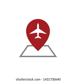 Modern Airplane Traveling Cargo Freight Icon Logo for all business company with high end look