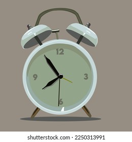 reloj despertador moderno. ilustración vectorial.