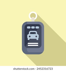 Modern alert entry icon flat vector. System alarm. Device service