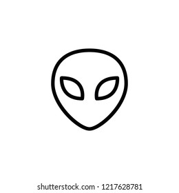 Modern alien icon