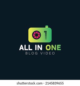 Vorlage für alle in einem Video-Content-Logo